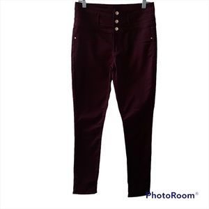 Refuge Mid-rise 3 Buttons Stretch Pants